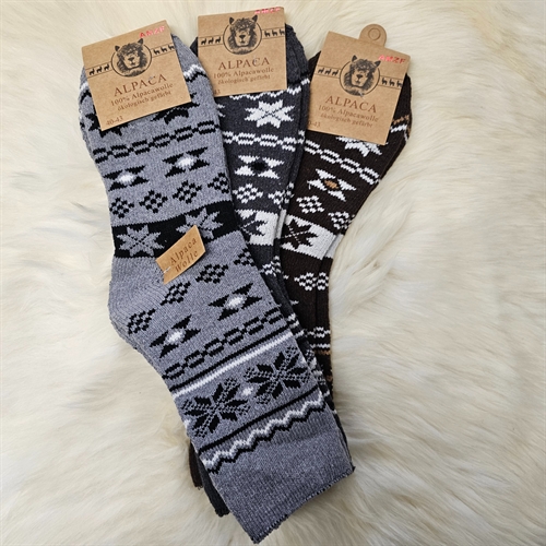 Alpaca uldsokker Str. 40-43 Ver12