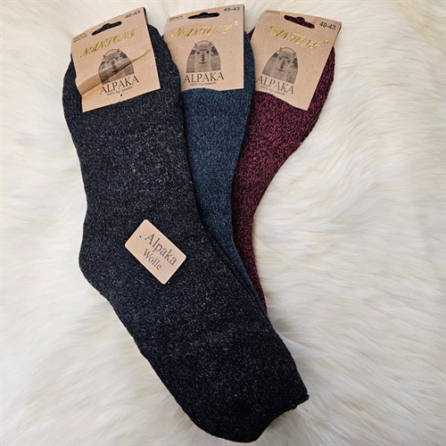 Alpaca uldsokker Str. 40-43 Ver14