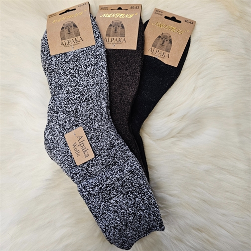 Alpaca uldsokker Str. 40-43 Ver15