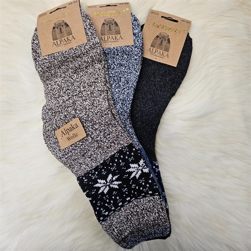 Alpaca uldsokker Str. 40-43 Ver18