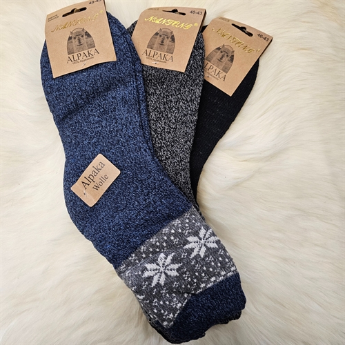 Alpaca uldsokker Str. 40-43 Ver19