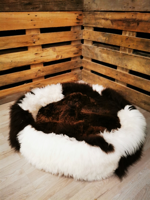 Hundekurv Ø40cm. Broget